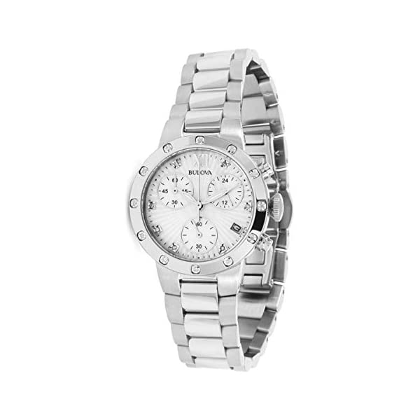 ブローバ ウオッチ 御覧になる BULOVA 96R202 時辰儀 Bulova Stainless Steel Bracelet Watch 腕時計-男女兼用腕時計
