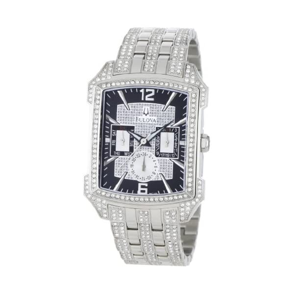 ブローバ ウォッチ 御覧なさる BULOVA 96C108 時辰儀 メンズ 成人男性用 Bulova Men\u0027s 96C108 Crystal Striking Visual Design Watch