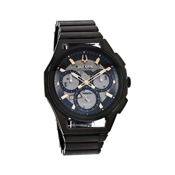 ブローバ ウオッチ 御覧になる BULOVA 98A207 時辰儀 曲線状の形 Bulova Curv Bracelet - 98A207 Black One Size