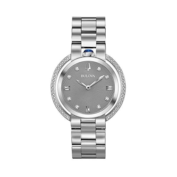 ブローバ ウオッチ ご覧なさる BULOVA 96R219 時辰儀 レディース 成人女性用 Ladies\u0027 Bulova Rubaiyat Diamond Stainless Steel Watch 96R219
