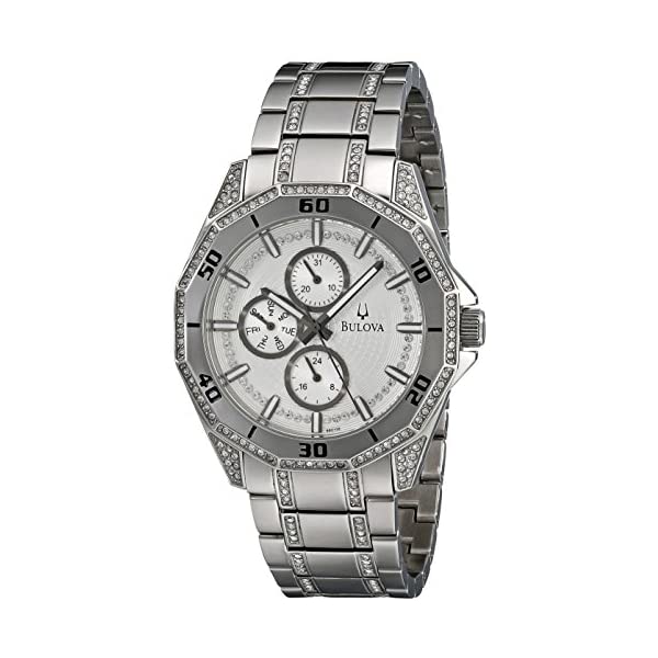 ブローバ 腕時計 ウォッチ BULOVA 96C110 時計 メンズ 男性用 Bulova Men's 96C110 Crystal Multifunction Watch