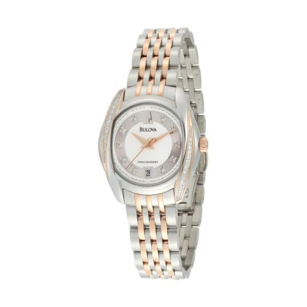 ブローバ 腕時計 ウォッチ BULOVA 98R141 時計 プレシジョニスト レディース 女性用 Bulova Women's 98R141 Precisionist Tanglewood Diamond Two-Tone Bracelet Watch 116,345円
