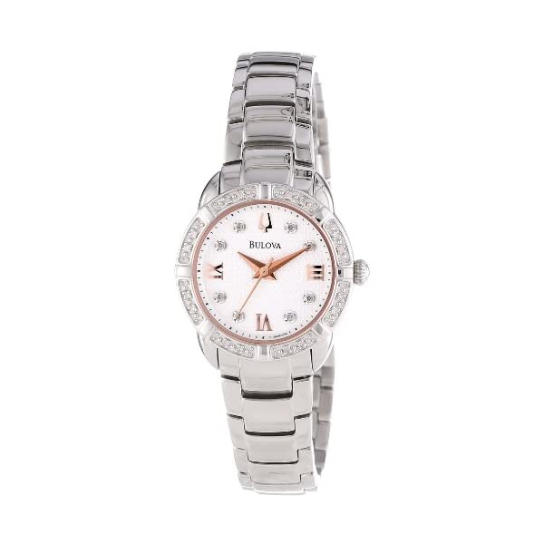 ブローバ ウォッチ 御覧なさる BULOVA 96R176 時辰儀 レディース お上さん用 Bulova Women\u0027s 96R176 Diamond Set Case Watch