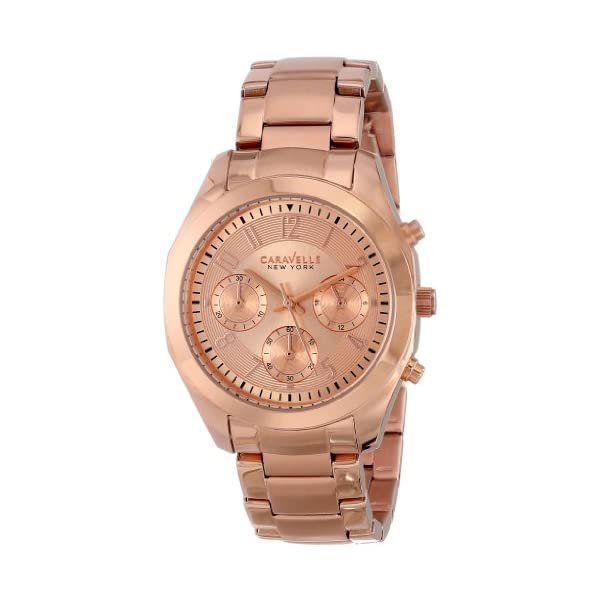 ブローバ 腕時計 ウォッチ BULOVA 44L115 時計 キャラベル ニューヨーク アナログ クォーツ レディース 女性用 Caravelle New York Women's 44L115 Analog Display Japanese Quartz Rose Gold Watch