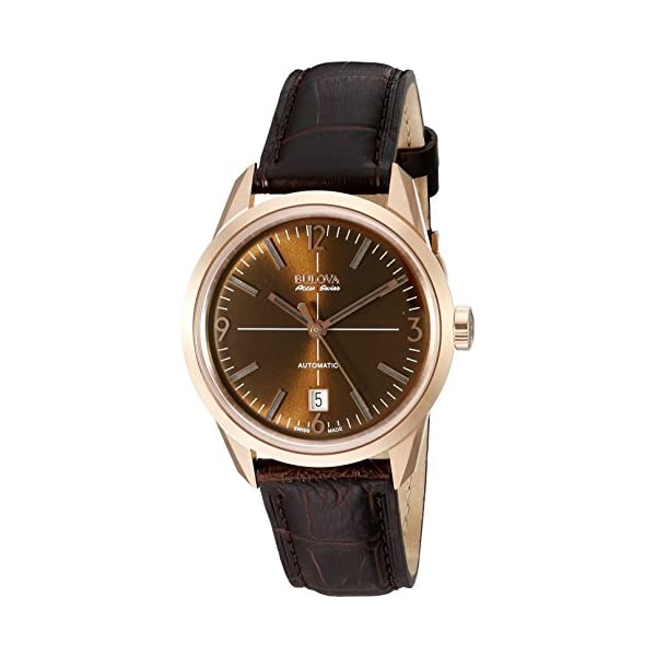 ブローバ ウオッチ ご覧なさる BULOVA 64B124 時辰儀 自動小銃 自動小銃一巻き アナログ メンズ 成人男性用 Bulova Men\u0027s 64B124 Analog Display Automatic Self Wind Brown Watch