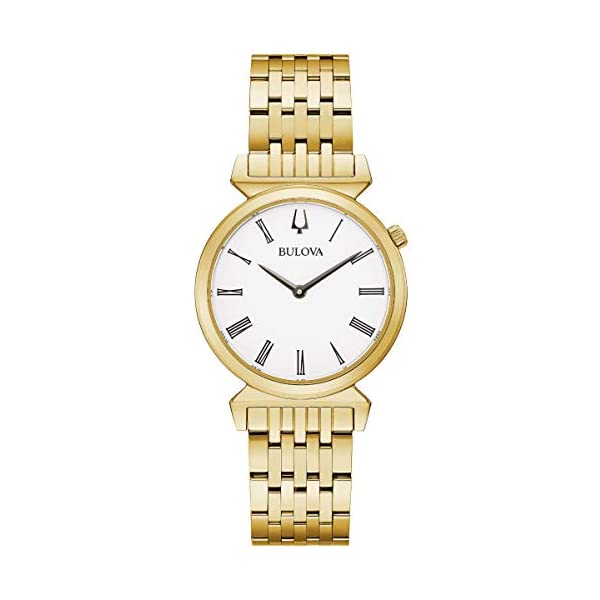 ブローバ 腕時計 ウォッチ BULOVA 97L161 時計 レディース 女性用 Bulova Regatta Womens Gold Tone Stainless Steel Bracelet Watch-97L161｜i-selection