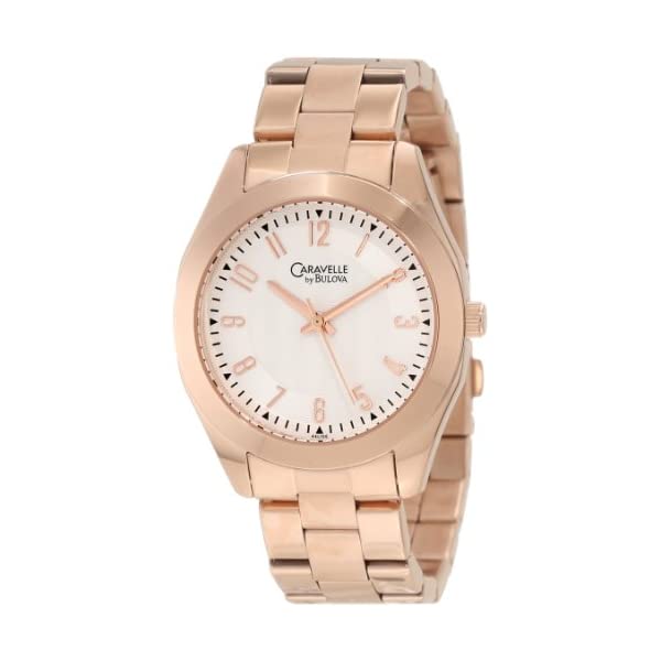 ブローバ 腕時計 ウォッチ Bulova 44l106 時計 キャラベル ニューヨーク クラシック レディース 女性用 Caravelle By Bulova Women S 44l106 Classic Rose Gold Tone Watch Painfreepainrelief Com