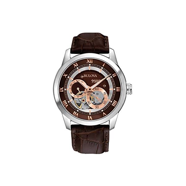 ブローバ ウオッチ ご覧なさる BULOVA 96A120 時辰儀 メンズ 成人男性用 Bulova 96A120 Mens Brown Mechanical Watch