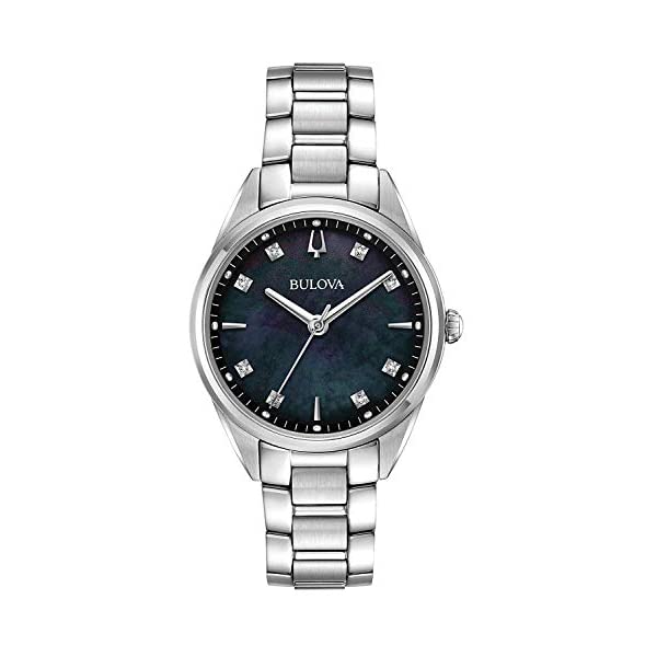 ブローバ ウォッチ 御覧なさる BULOVA 96P198 時辰儀 古典派音楽 アナログ アナログ 石英 レディース お上さん用 Bulova Womens Analogue Classic Quartz Watch with Stainless Steel Strap 96P198