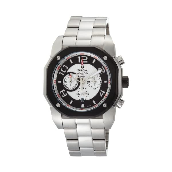 ブローバ 腕時計 ウォッチ BULOVA 98B137 時計 マリンスター メンズ 男性用 Bulova Men's 98B137 Marine Star Silver White Dial Watch