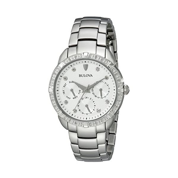 ブローバ 腕時計 ウォッチ BULOVA 96R195 時計 レディース 女性用 Bulova Women's 96R195 Multi-Function Dial Stainless Steel Watch