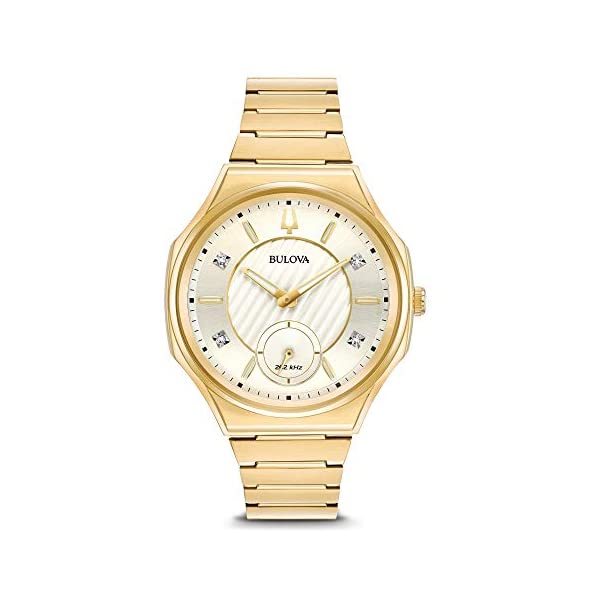 ブローバ ウオッチ ご覧なさる BULOVA 97P136 時辰儀 曲線状の形 レディース 成人女性用 Bulova 97P136 Ladies CURV Watch