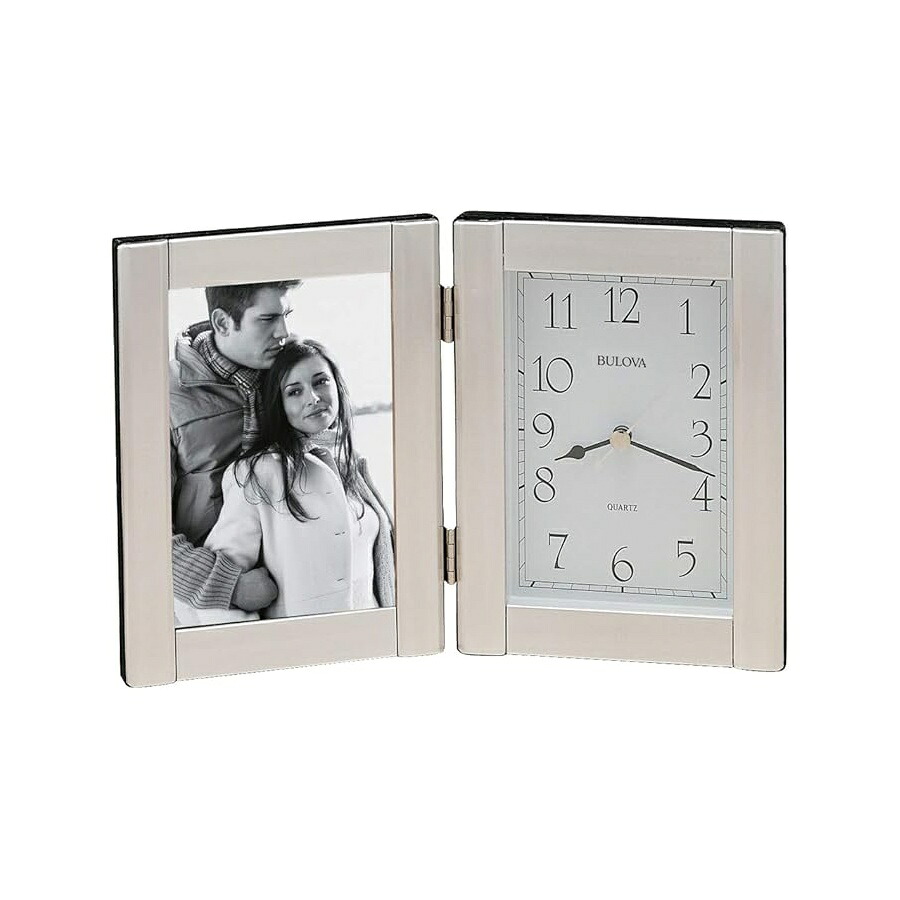 ブローバ 置時計 B1275 フォルテ II ピクチャーフレームクロック Bulova B1275 Forte II Picture Frame Clock