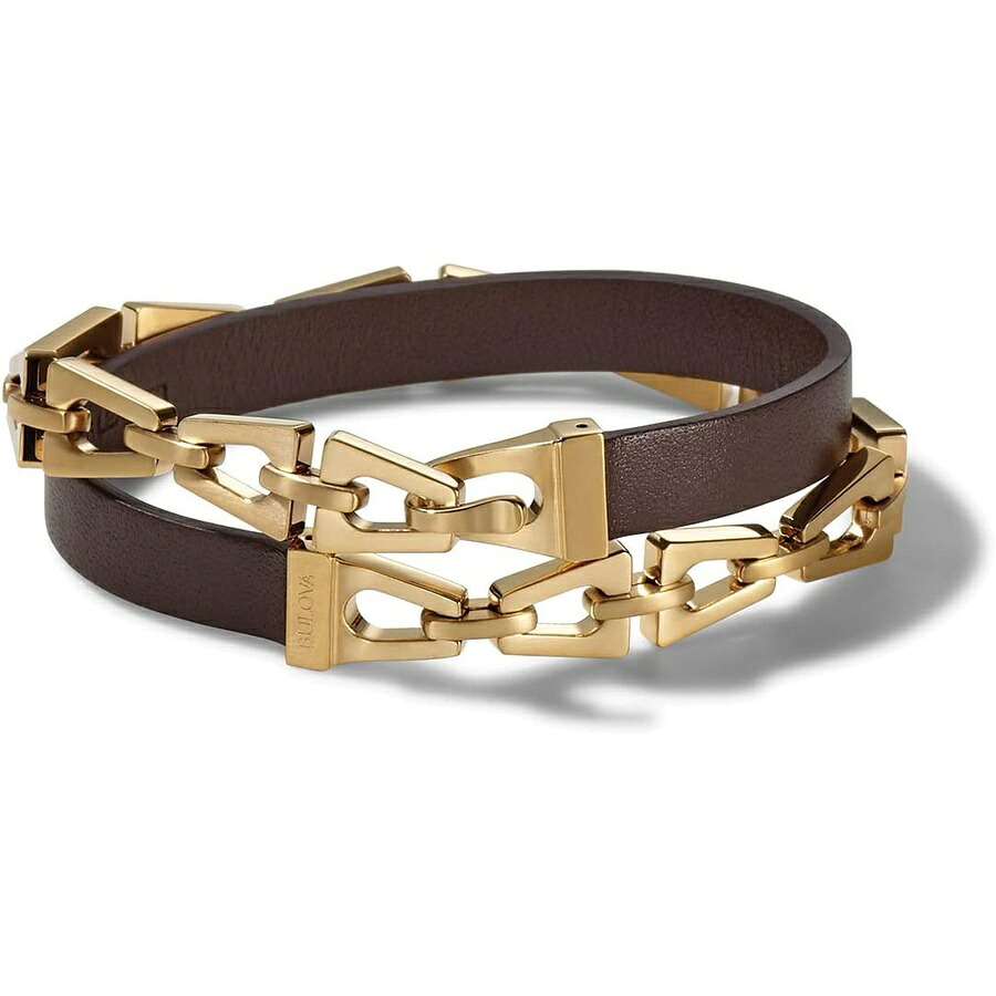 ブローバ 古典派音楽 一回り 腕輪 Bulova Mens Classic Wrap Bracelet