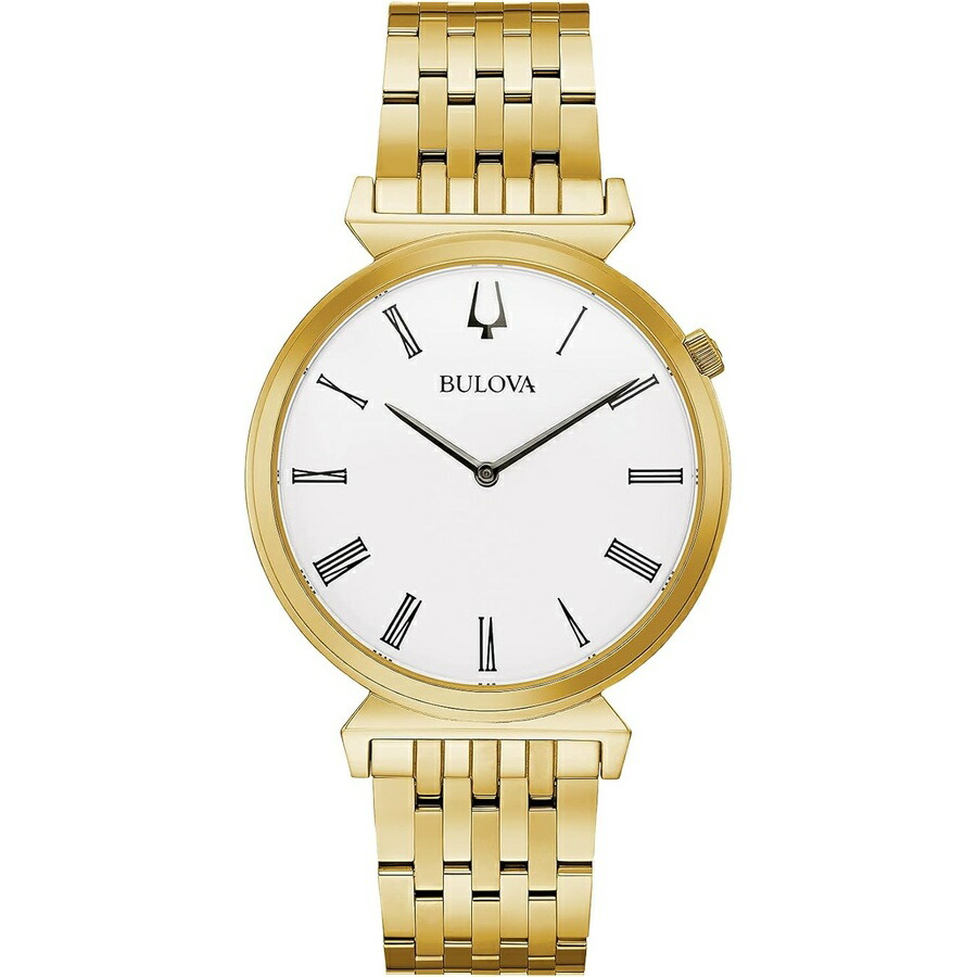 ブローバ ウォッチ 御覧なさる メンズ レガッタ 石英 ゴールド声の調子 ステンレス鋼スチール写真 腕輪 Bulova Mens Regatta Quartz Gold-Tone Stainless Steel Bracelet