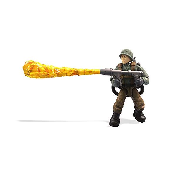 コールオブデューティ メガブロック メガコンストラックス ブロック おもちゃ フィギュア Mega Construx Call Of Duty WWII Flamethrower Building Set|i-selection