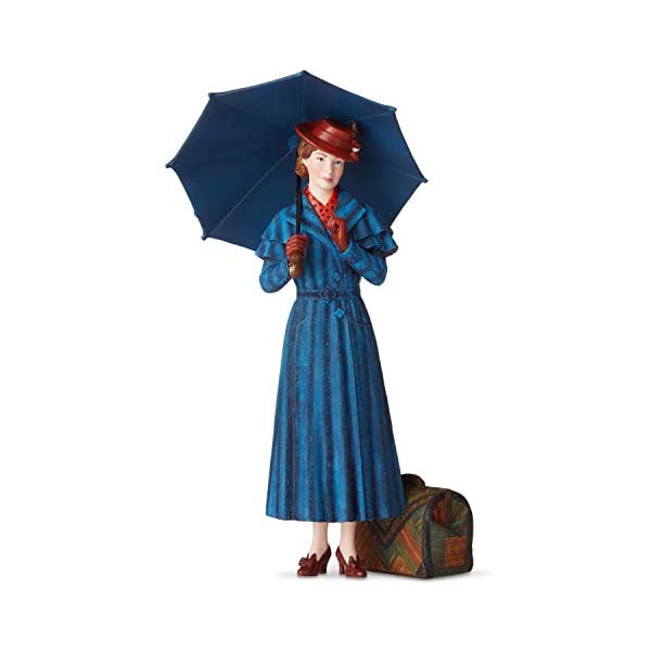 エネスコ ディズニー ショーケース メリー ポピンズ ストーンレジン フィギュア 人形 置物 インテリア プレゼント Enesco Disney Showcase Collection Mary Poppins Returns Stone Resin Figurine, 9.84 Inch, Blue画像