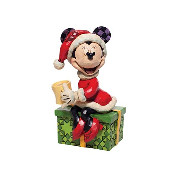 4周年記念イベントが エネスコ ディズニー トラディションズ ジムショア ミニー サンタ フィギュア 人形 置物 インテリア プレゼント Enesco Jim Shore Disney Traditions Santa Minnie Mouse With Hot Chocolate Figurine 6 1 Inch Multicolor Fucoa Cl