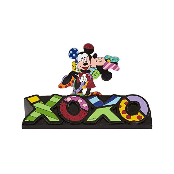 22新発 エネスコ ディズニー ブリット ミッキー ミニー フィギュア 人形 置物 インテリア プレゼント Enesco Disney By Britto Mickey Minnie Xoxo Figurine 4 13 Inch Fucoa Cl