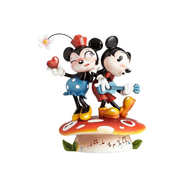 まとめ買い特価 ミス ミンディ ミッキー ミニー ストーンレジン フィギュア 人形 置物 インテリア プレゼント The World Of Miss Mindy Mickey Mouse And Minnie Stone Resin Figurine Fucoa Cl