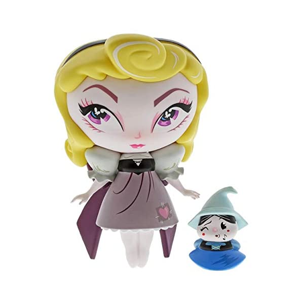 エネスコ ミス・ミンディ 眠れる森の美女 オーロラ姫 フィギュア 人形 置物 インテリア プレゼント Enesco The World of Miss Mindy Sleeping Beauty Aurora and Mini Merryweather Vinyl Figurine, 7 Inch, Multicolor|i-selection