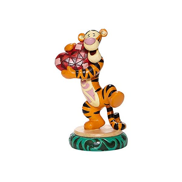 お買得 ディズニー トラディションズ ジムショア ティガー フィギュア 人形 置物 インテリア プレゼント Jim Shore Disney Traditions Tigger Holding A Heart Figurine 5 5 H Fucoa Cl