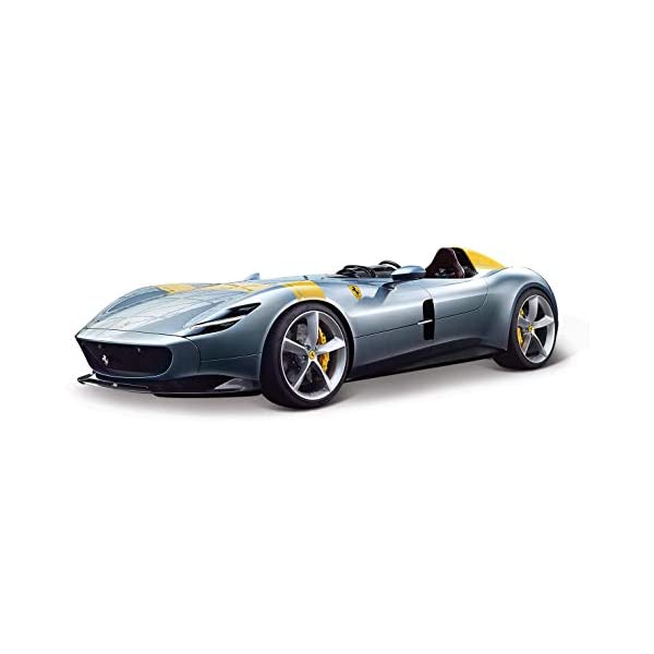 フェラーリ ブラーゴ モデルカー ダイキャスト 模型 ミニカー グッズ 納車祝い プレゼント インテリア スーパーカー Bburago 1:24 R&P Ferrari Monza SP-1 - Grey