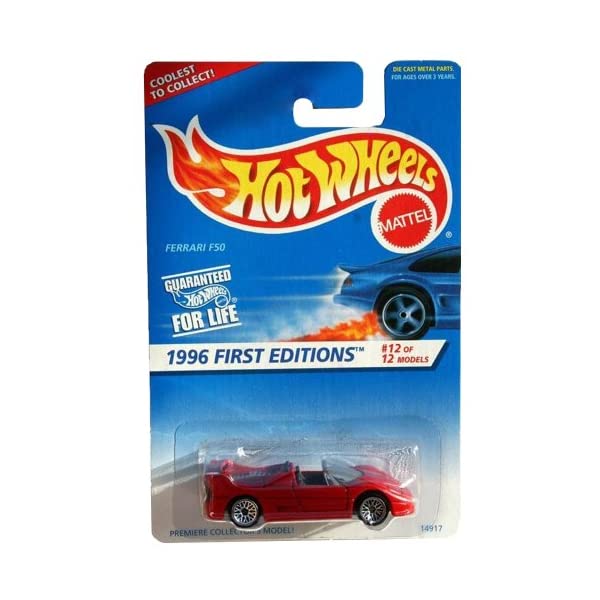 フェラーリ ホットウィール モデルカー ダイキャスト 模型 ミニカー グッズ 納車祝い プレゼント インテリア スーパーカー Hot Wheels 1996 -#12 Ferrari F50 Lace China Mint #377 1:64 Scale Collectible Die Cast Car