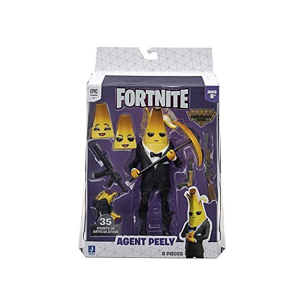 永遠の定番 フォートナイト フィギュア 人形 おもちゃ グッズ プレゼント ピーリー レジェンダリー シリーズ Fortnite Legendary Series 1 Figure Pack 6 Inch Agent Peely Basecollectible Action Includes 3 Interchangeable Faces Fucoa Cl