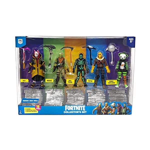 フォートナイト フィギュア 人形 おもちゃ グッズ プレゼント Fortnite Action Figures 15 Piece Collectors Set 5 Character Figures 5 Harvest Tools 5 Building Materials Spooky Team Leade Natboardmcqs Com