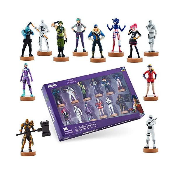 公式の店舗 フォートナイト フィギュア 人形 おもちゃ グッズ コレクション スタンプ セット Fortnite Toys Authentic Action Figures With Stamp 12 Pack Deluxe Box Elite Agent Scratch Other Popular Fornite Battle Royale Characters Series 3