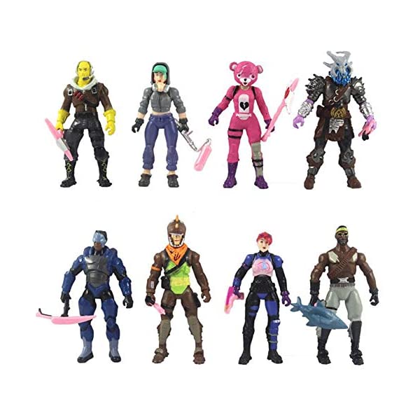 フォートナイト フィギュア 人形 おもちゃ グッズ プレゼント 8 Pcs For Tnight Cake Toppers Action Figure Toys Premium Cake Toppers And Party Favors For Video Game Party Supplier Psicologosancora Es