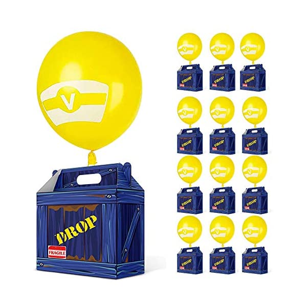 フォートナイト ギフトボックス 宝箱 バルーン 風船 バースデーパーティー ホームパーティー インテリア おもちゃ グッズ Birthday Party Supplies, Party Favor Boxes, Mystery Box, Gaming Party Decorations, Birthday Box, Gift Bags, Goodie Bags (12 Pack)|i-selection