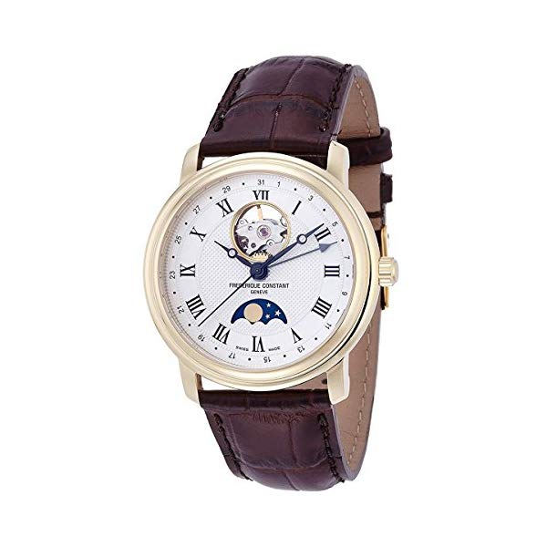 フレデリックコンスタント 腕時計 Frederique Constant FC-335MC4P5 ウォッチ メンズ 男性用 Frederique Constant Classics Moonphase Silver Dial Mens Watch FC-335MC4P5