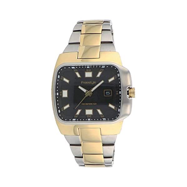 フリースタイル Freestyle 腕時計 61809 メンズ 男性用 ウォッチ 時計 サーファー サーフィン マリンスポーツ 海 Freestyle Men's Zephyr 2 Tone Stainless Steel Watch 61809 Dress Watch|i-selection