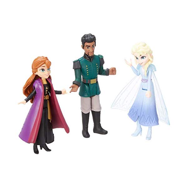 アナと雪の女王2 エルサ アナ マティアス おもちゃ 小さい 人形 スモールドール フィギュア ディズニー Disney Frozen Anna, Elsa, Mattias Small Dolls Pack Inspired by The Frozen Movie|i-selection