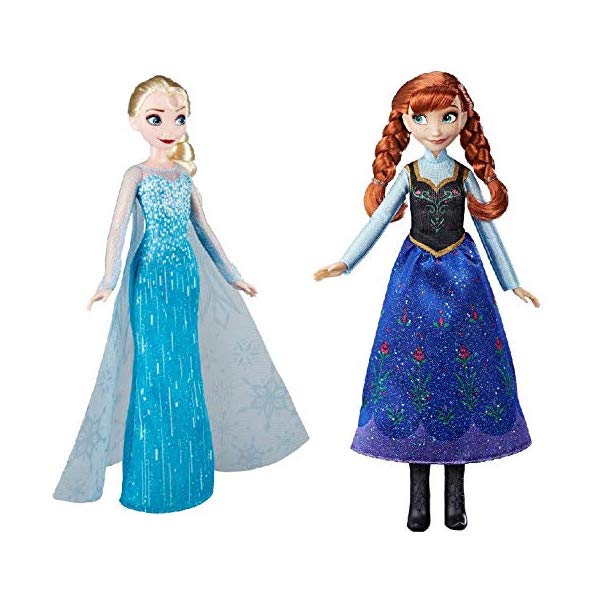 アナと雪の女王2 エルサ アナ おもちゃ 人形 ドール フィギュア ディズニー Acme Communications Disney Frozen Classic Fashion Elsa Doll for Ages and up with Classic Fashion Anna Doll｜i-selection