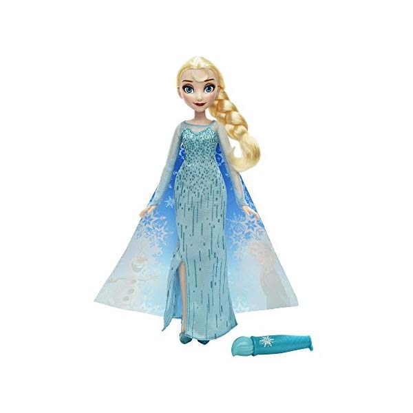 アナと雪の女王2 エルサ おもちゃ 人形 ドール フィギュア ディズニー Disney Frozen Elsa Magical Story Cape Doll Beautiful Queen Elsa 12-Inch Doll Use Water Wand to Paint Removable Cape to Reveal Surprise Images|i-selection