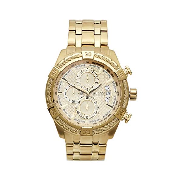 ゲス 腕時計 GUESS 13518196 メンズ 男性用 ウォッチ 時計 GUESS Factory Men Gold-Tone Multifunction Watch, NS