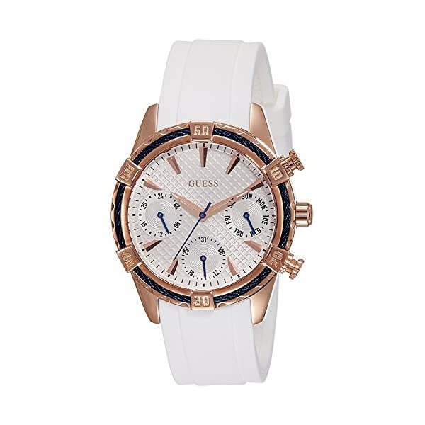 ゲス 腕時計 GUESS W0562L1 レディース 女性用 ウォッチ 時計 Guess W0562L1 29mm Gold Plated Stainless Steel Case White Silicone Mineral Women's Watch