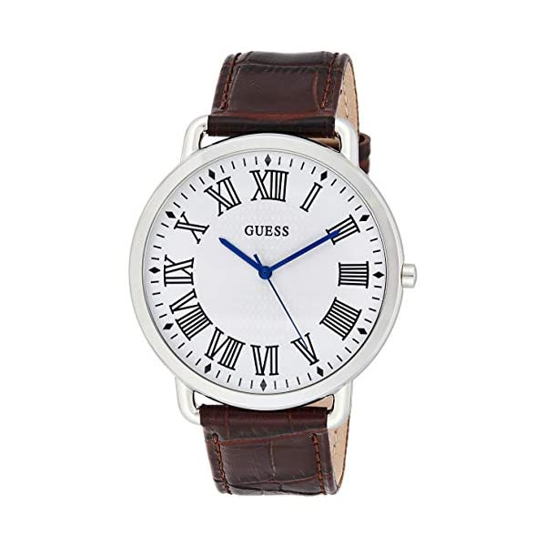 ゲス 腕時計 GUESS 91661487965 ウォッチ 時計 GUESS Factory Brown and Silver-Tone Analog Watch｜i-selection 19,277円