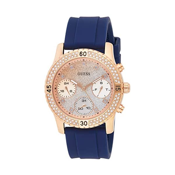 ゲス 腕時計 GUESS W1098L6 レディース 女性用 ウォッチ 時計 Guess Confetti Womens Analog Quartz Watch with Silicone Bracelet W1098L6