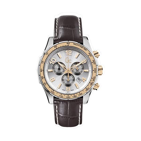 ゲス 腕時計 GUESS X51005G1S メンズ 男性用 ウォッチ 時計 Guess Men's Chronograph Quartz Watch with Leather Strap X51005G1S
