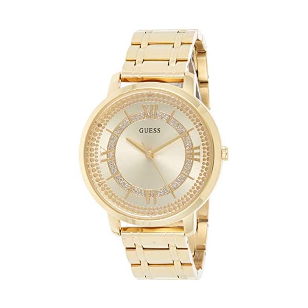 ゲス ウォッチ GUESS W0933L2 レディース お上さん用 御覧なさる 時辰儀 Guess Montauk Gold Dial Stainless Steel Ladies Watch W0933L2