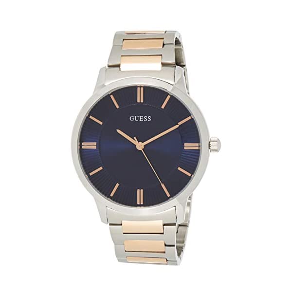 ゲス 腕時計 メンズ 男性用 GUESS W0990G4 時計 ウォッチ Guess Watches Men's Guess Men's Silver-Rose Gold-Blue Watch