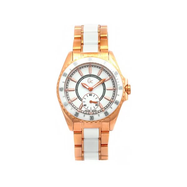 ゲス 腕時計 レディース 女性用 GUESS 47003L1 時計 ウォッチ GUESS Women's 47003L1 GC Two-Tone Quartz White Dial Watch