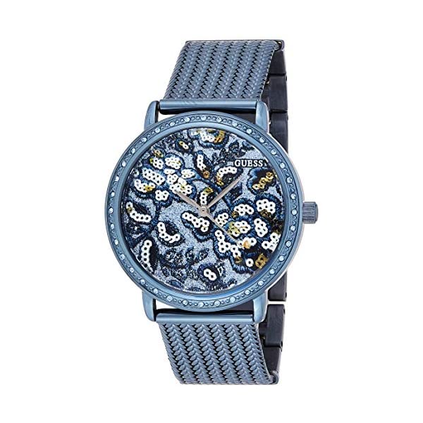 ゲス 腕時計 レディース 女性用 GUESS W0822L3 時計 ウォッチ GUESS Women\'s Quartz Watch with Stainless Steel Strap, Blue, 18 (Model: W0822L3)
