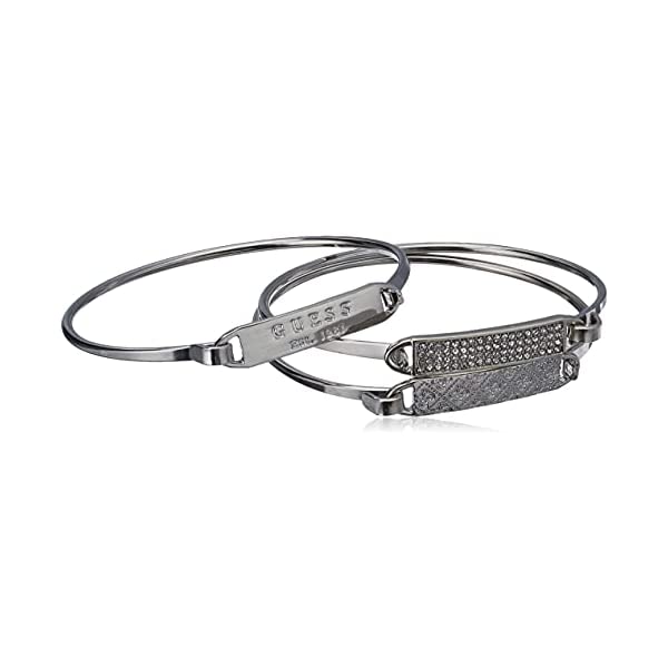 ゲス 3ピース 3連 ブレスレット バングル アクセサリー グッズ GUESS 298358-21 Guess 3 Piece Tension Id Bangle Bracelet