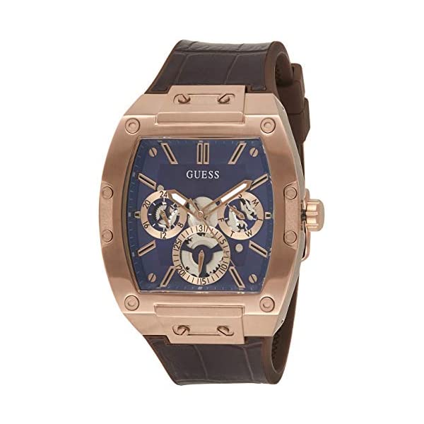 ゲス 腕時計 メンズ 男性用 GUESS GW0202G2 時計 ウォッチ Guess Watches Phoenix Mens Analog Quartz Watch with Leather Bracelet GW0202G2