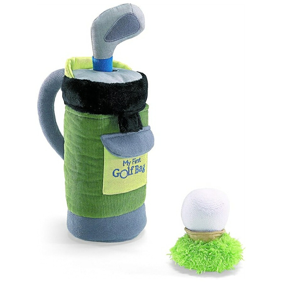 ガンド はじめてのゴルフバッグ プレイセット ぬいぐるみ ギフト プレゼントに Gund My First Golf Bag Playset｜i-selection